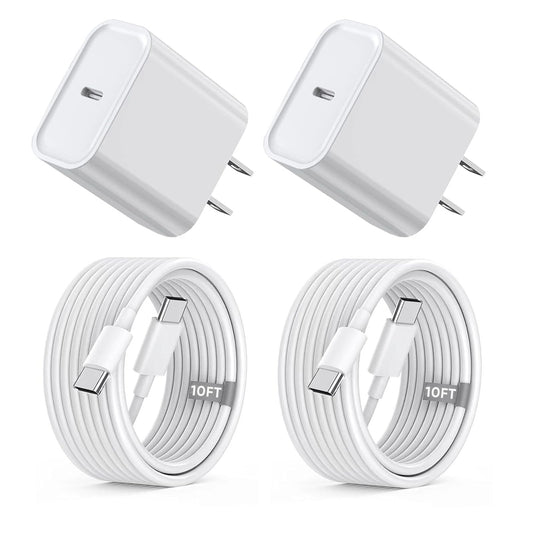 iPhone 17 16 Charger Fast Charging,10FT USB C Cable 20W Apple Fast Charger