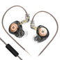 KZ EDX Pro in Ear Monitor Headphones KZ IEM Earphones Dual DD HiFi Stereo Sound Stage Earphones Wired Noise Cancelling Gaming Earbuds for Musicians Singer Audiophiles