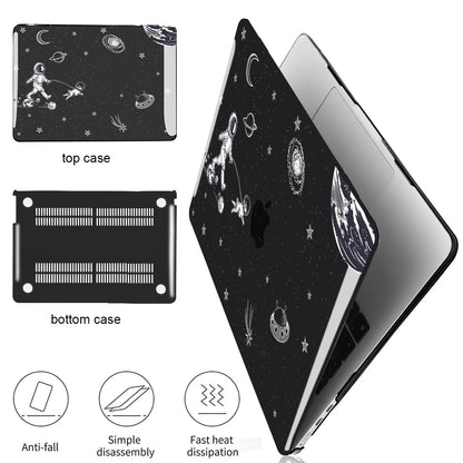 LCMOCICO for MacBook Air 13 Case M5 M4 M3 M2 2026-2022,Astronauts Space Dog