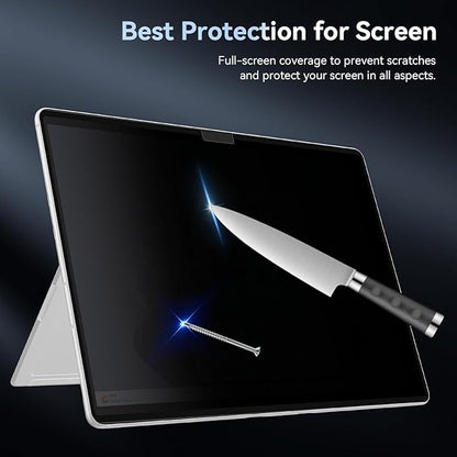 Privacy Filter Compatible with Microsoft Surface Pro 7 Plus/Pro 7/Pro 6/Pro 5/Pro 4/Pro 3, Easy On/Off 12.3 Inch Removable Anti Spy Glare Blue Light Privacy Screen