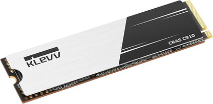 KLEVV CRAS C910 500GB M.2 2280 NVMe PCIe Gen4x4 Laptop & Desktop Internal SSD Heatsink Included, up to 5000MB/s (K500GM2SP0-C91)