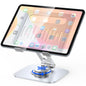 Gorablix Aluminum Tablet Stand, 360° Rotating iPad Holder Fits 4-13"