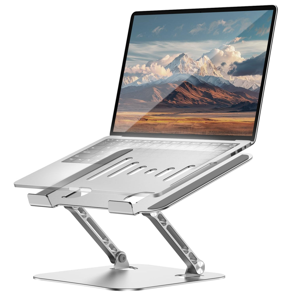 LINTYLE Adjustable Laptop Stand, Aluminum Laptop Riser