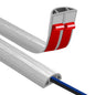 Floor Cord Covers for Wires 12FT Cable Hider Wire Cover Self Adhesive Cord Hider Floor for Offices, Homes, Workshops, Warehouses Cable Cavity 0.39" W x 0.27" H
