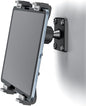 PLDHPRO Tablet Wall Mount, 360° Rotation Universal iPad Holder Stand Compatible with Galaxy Tab, Surface, Fire HD, e-Readers, 7-12.9'' Tablets for Kitchen, Bathroom, Warehouse, Drilled Screw Mounted