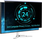 24 Inch Computer Privacy Screen for 16:9 Monitor, Anti-Blue Light Monitor Privacy Screen Filter, Anti-UV Computer Hanging Shield, Universal 23.6'', 23.8'', 24''