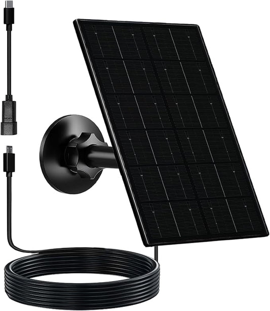 Zivif 4W USB Solar Charger for Outdoor Battery Camera