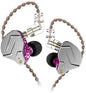 KZ ZSN Pro Dual Drivers 1BA 1DD in Ear Earphones HiFi Power Bass Earbuds Headphones High Clarity Sound Wired Earphones with Detachable Cable for Audiophile Musician