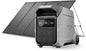 EF ECOFLOW Power Station 4096Wh DELTA Pro 3 with 4X125W Solar Panels, 25% High-Efficiency, 4000W Portable Power Station, AC + Solar Fast Dual Charging For Camping RV
