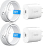 30W USB C i Phone 16 15 Charger Fast Charging, 2PACK Wall Charger for iPhone 16 15 Pro Max Charger Cord 10FT Fast Type C Charger Block for iPhone 16/16 Pro/15 Plus/15 Pro/15 Pro Max,i Pad Pro/Air/Mini