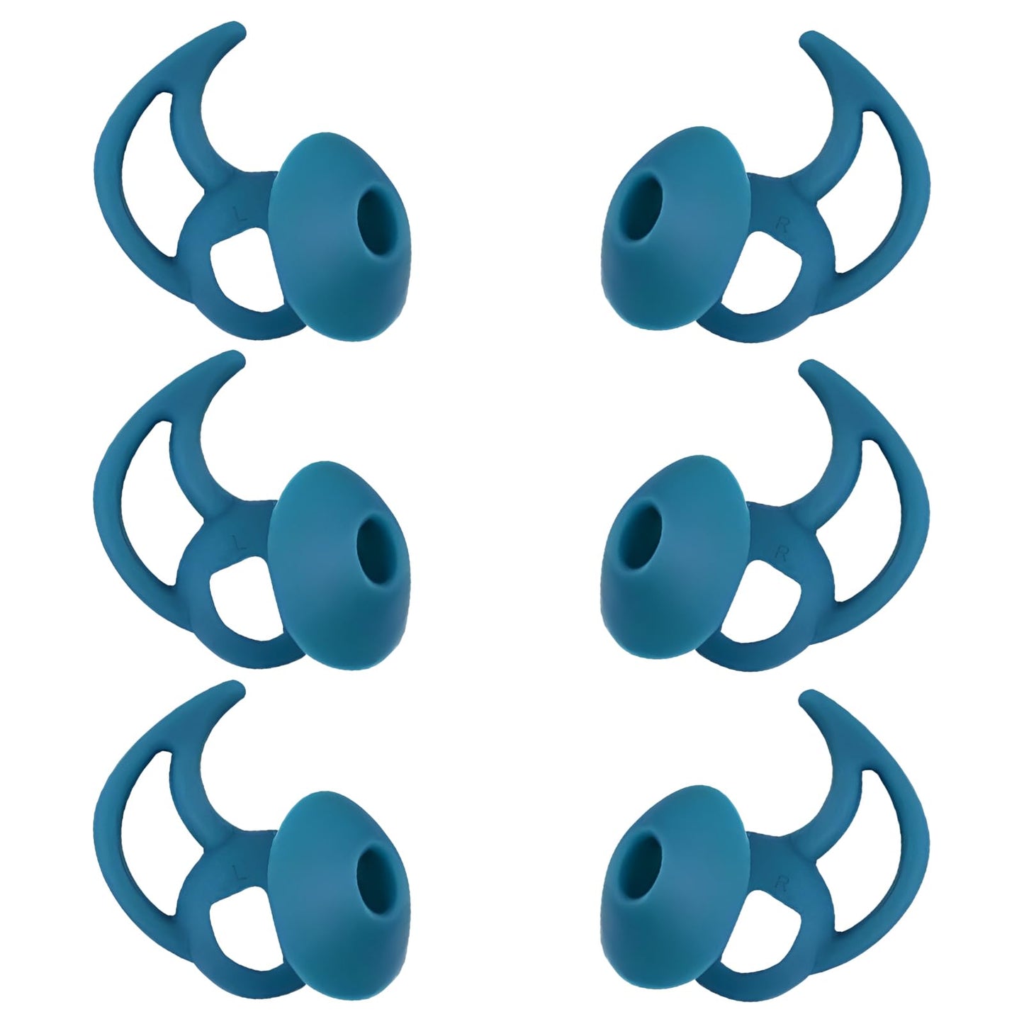 WKYMY Earbud Replacement Tips Earbud Covers Silicone Tips Compatible with Bose Quietcomfort and Sport Headphone Eartips Ear Bud Tips Large 3 Pairs