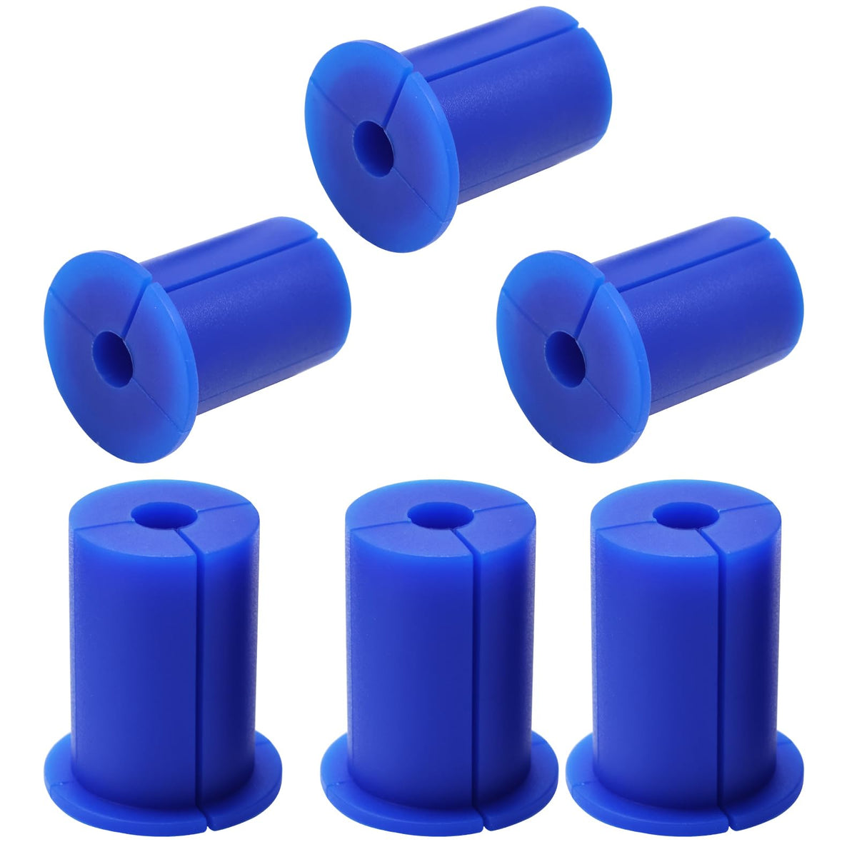 EASYEAH 2pc Black Starlink Cable Grommets 1" Silicone Wire Hole Grommet