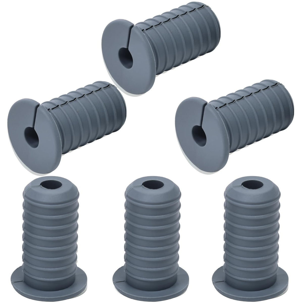 EASYEAH 2pc Black Starlink Cable Grommets 1" Silicone Wire Hole Grommet