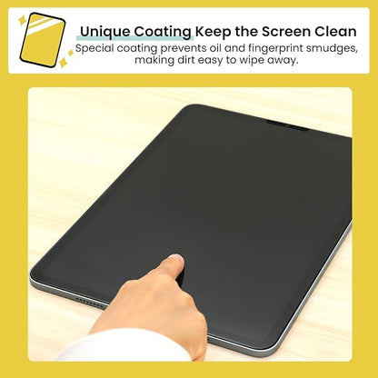 BELLEMOND Tempered Glass Screen Protector designed for iPad Pro 11" (M5, 2025/M4, 2024) - Ultra Clear「EZ Guide」Alignment Kit for Flawless Installation, 10H Hardness - Designed in Japan
