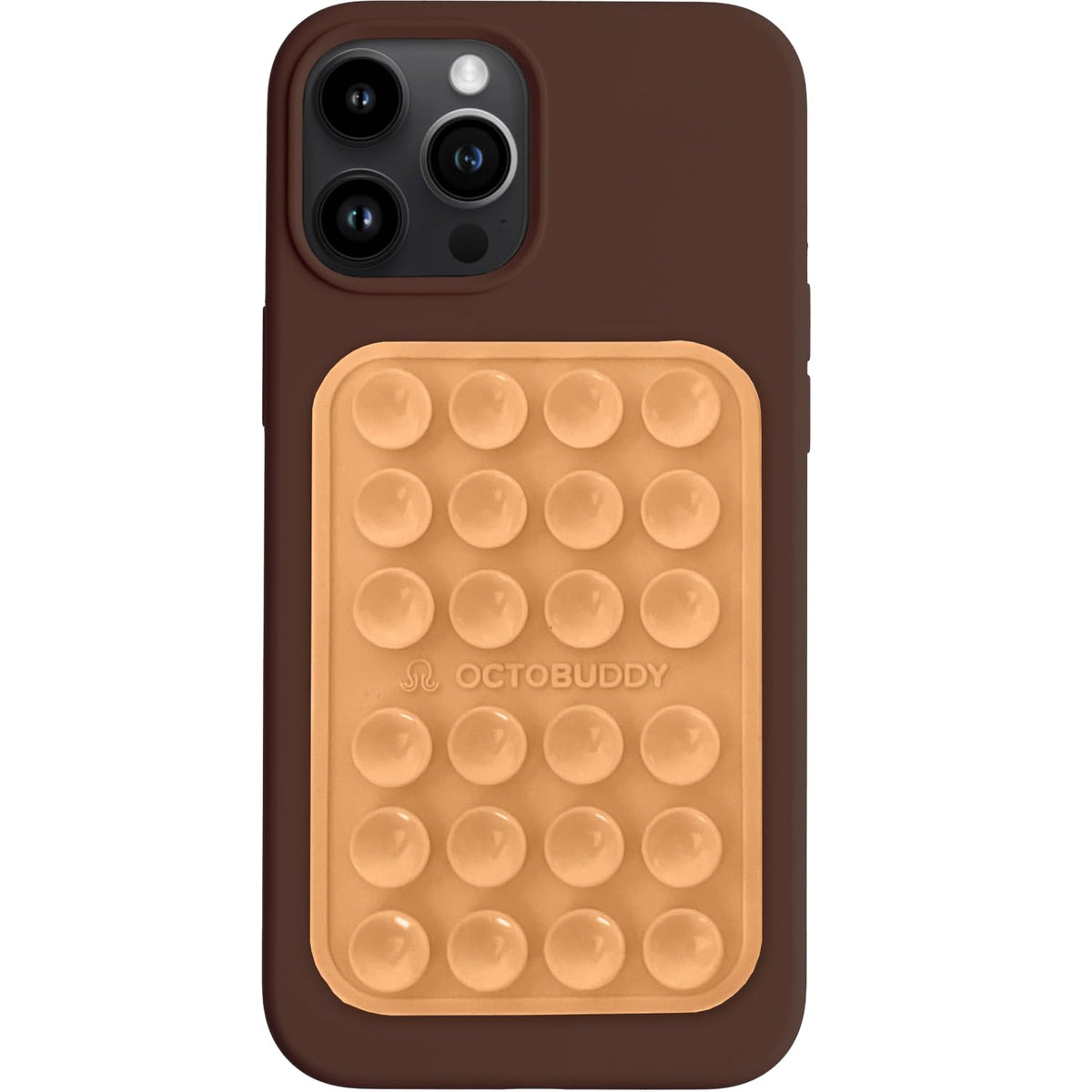 OCTOBUDDY Classic MAX - Silicone Suction Phone Case Adhesive Mount