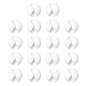 Znben 18 Pack Mini Cable Clips, Adhesive Cord Holder for Desk, White