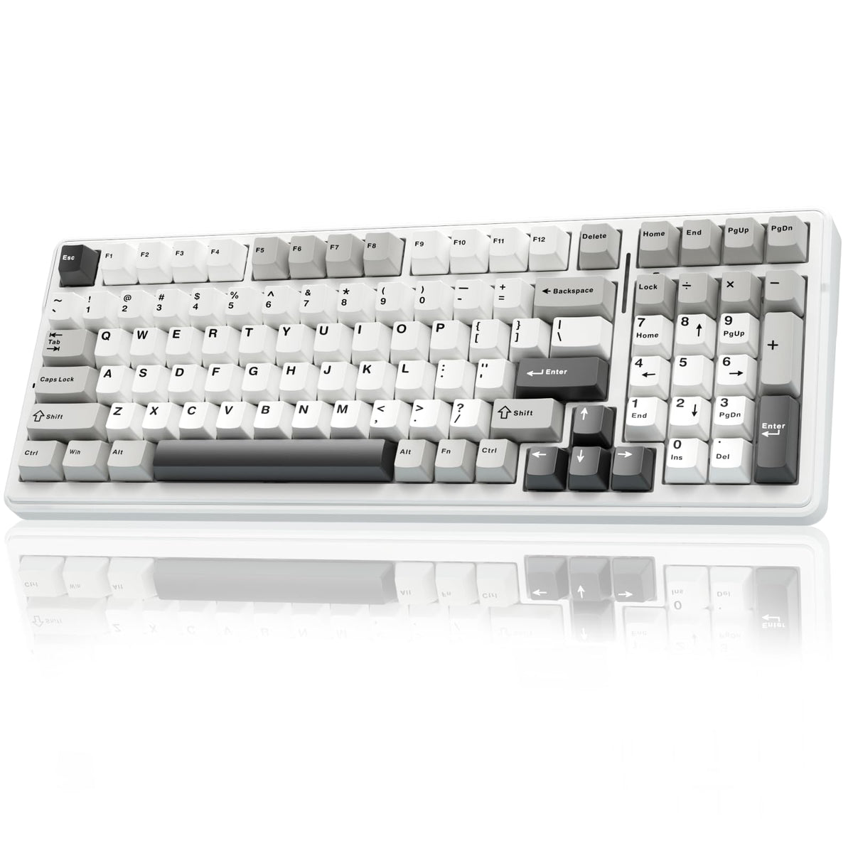 AULA F99 Wireless Mechanical Keyboard,Tri-Mode BT5.0/2.4GHz/USB-C Hot Swappable Custom Keyboard,Pre-lubed Linear Switches,RGB Backlit Gaming Keyboards for PC/Tablet/Xbox/PS4/PS5