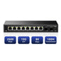 AUMOX PRO 5 Port Gigabit PoE Switch 78W 4PoE 1Uplink VLAN Network Splitter
