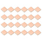 PATIKIL Copper Heatsink Pad Shims, 24 Pcs 15x15x2mm Copper Pad Shim IC Chipset GPU CPU Thermal Heatsink for Cooling Laptop Desktop Computer