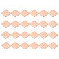 PATIKIL Copper Heatsink Pad Shims, 24 Pcs 15x15x1.5mm Copper Pad Shim IC Chipset GPU CPU Thermal Heatsink for Cooling Laptop Desktop Computer