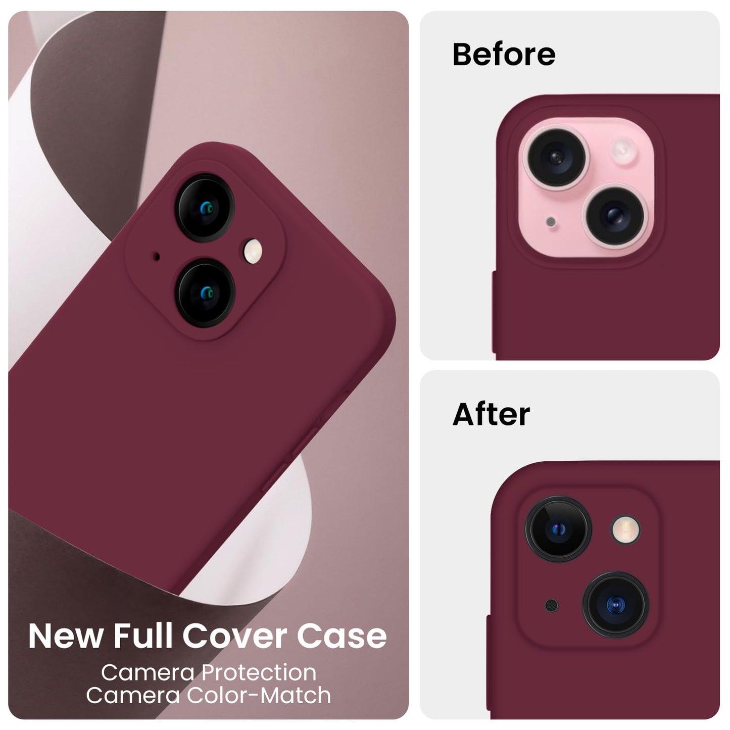 FireNova Designed for iPhone 15 Case, 6.1", Plum