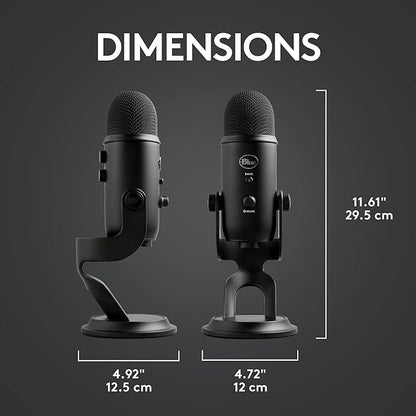 Blue Yeti Streaming Micophone Kit with Microphone for PC/Mac/PS4/PS5
