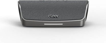 Cleer Scene Wireless Bluetooth Speaker, Stereo Wireless Pairing, Waterproof IPX7, 12Hrs Play time, Deep Bass, Built-in Mic, Powerful Portable Speakers, for Outdoor & Party, Home, Grey