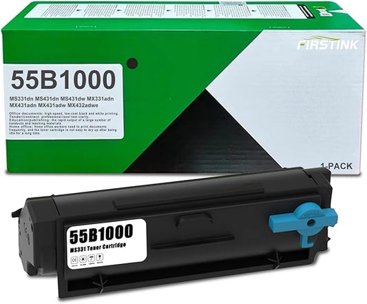 FIRSTINK Compatible with Lexmark 55B1000 MS431 MS331 Toner Cartridge