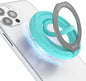 OPSO Magnetic Phone Ring Holder for MagSafe, 360 Degree Rotation Silicone Finger Ring Grip Stand Holder, Adjustable Kickstand, Compatible with iPhone 16 15 14 13 12/Pro/Max, Samsung and All Smartphone