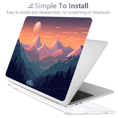 Batianda AstroGrid Case for MacBook Air 13 inch 2018-2020, Sunset Sail