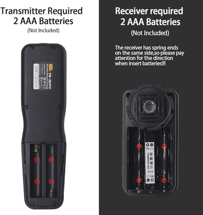 Wireless Shutter Release Comaptible for Canon, Pixel TW-283 E3/N3 Wireless Remote Control Timer Shutter Release Cable Compatible for Canon EOS 1300D 1100D 760D 750D 5D IV III 1D 6D II 7D
