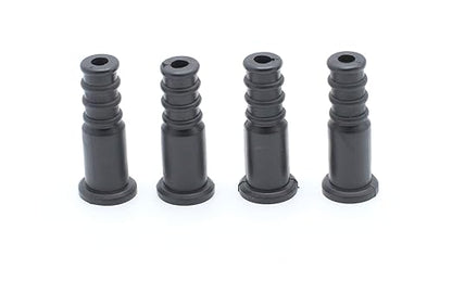 THE CIMPLE CO Coaxial Cable Weather Boot - RG6 Connectors RG59 Ends Coaxial Boots - Weatherproof (Black) - Pack of 10