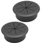 BOPOREAE 2 Pcs Desk Grommet 2-3/8" (60mm), Desk Hole Cover for Cables