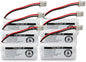 Kruta BT162342 BT262342 Cordless Phone Batteries Compatible with BT183342 BT283342 BT166342 BT266342 VTech CS6114 CS6419 CS6719 at&T EL52300 CL80111 Handset Telephone (Pack 6)