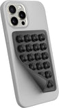 StickyGrippy Suction Phone Case Mount, Sillicon Adhesive Phone Accessory for iPhone and Android, Hands-Free Fidget Toy Mirror Shower Phone Holder, Tiktok Videos and Selfies (Blue)