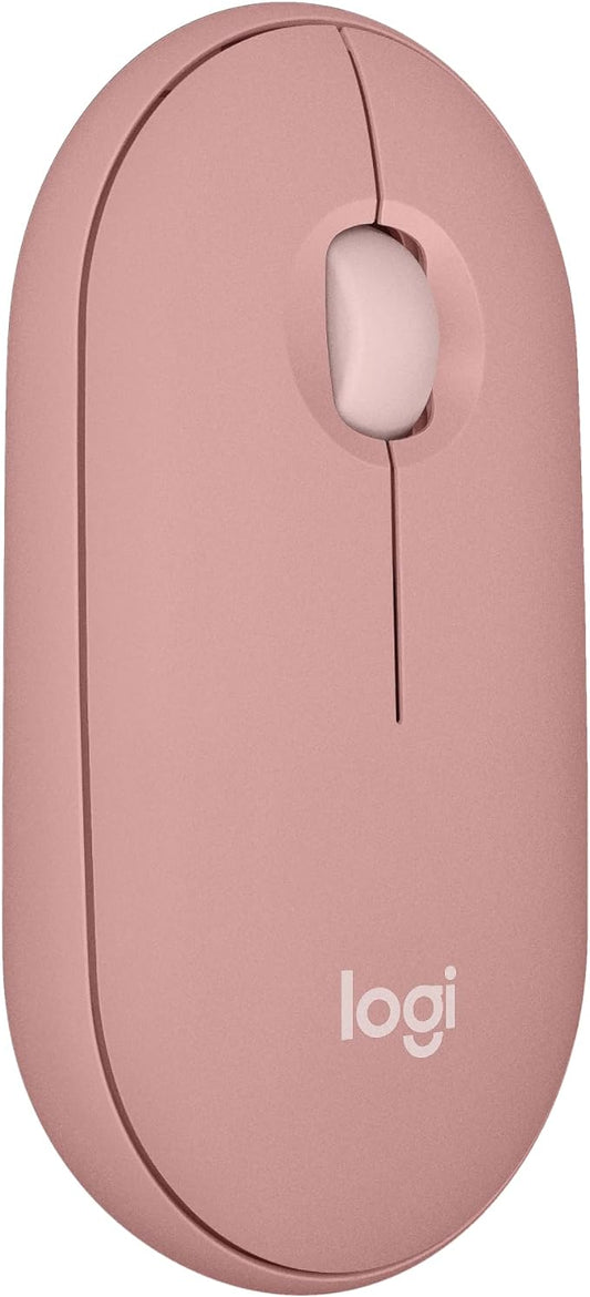Logitech M350s Pebble 2 Bluetooth Wireless Mouse - Tonal Rose
