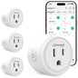 GHome Smart Plug, WiFi Smart Plugs that Work with Alexa and Google Home