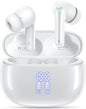 Wireless Earbuds, Bluetooth Ear Buds Headphones with LED Charging Case, Deep Bass Stereo Sound, 40 Hours Playtime, IP7, Lightweight in-Ear Earphones for iPhone Android Sports Workout