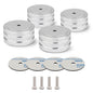 4Pcs Audio Isolation Feet Load 400KG Anti Vibration Pads 40 * 20mm(Gold)