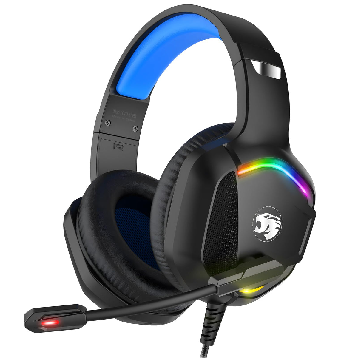 IMYB A36 Pink Gaming Headset with Mic Stereo Headphones for Pc, PS5, Xbox