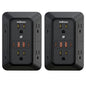 Wall Outlet Extender with Night Light, Power Plug Adapter Multi Plug Outlet Surge Protector with 4 USB Charging Ports (2 USB C), Adapter Spaced Outlets for Home Travel Office-ETL