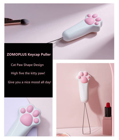 FKZ ZOMOPLUS Cute Cat Paw Keycap Puller - Mechanical Keyboard Removal Tool