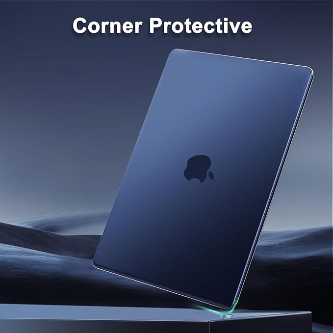 MOSISO Compatible with MacBook Pro 16 inch Case 2025 2024 2023 2022 2021 M4 M3 M2 M1 A3403 A3186 A2991 A2780 A2485, Natural Original Color Hard Case&Keyboard Cover&Screen Film&Type C, Midnight Blue