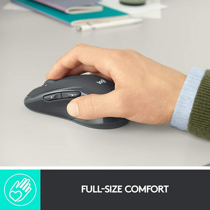 Logitech M510 Wireless Mouse, Mouse for Laptop and PC with USB Unifying Receiver, Programmable Buttons - Graphite