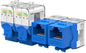 AMPCOM CAT6 Keystone Jack Tool-Less RJ45 UTP, No Punch-Down Tool Required Module Coupler -12-Pack Blue