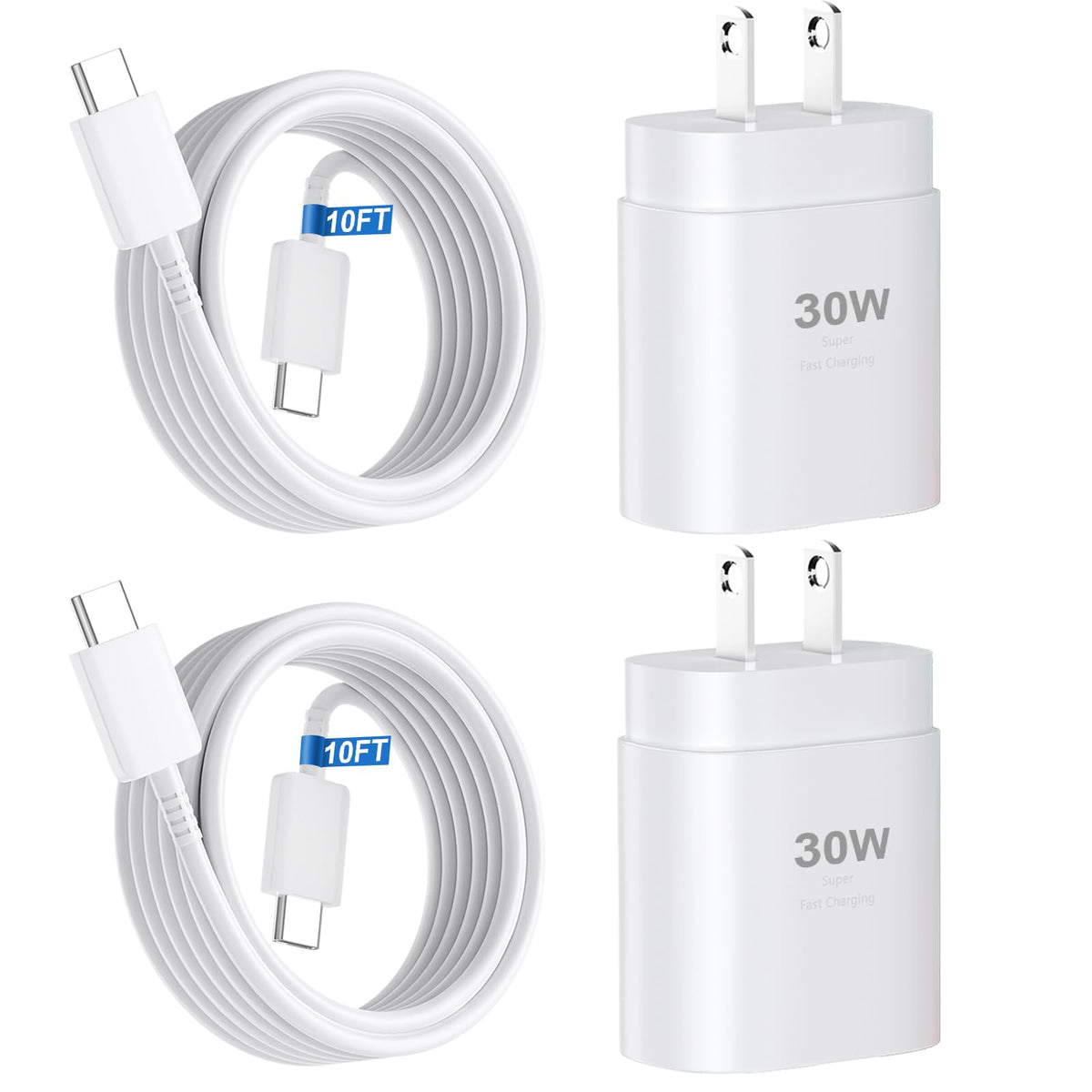 Phone 17 16 15 Charger Fast Charging,30W USB C Phone 17 16 15 Pro Max Charger Block &10FT Long Type C Cable Cord for i.Phone 17/17 Air/17 Pro/17 Pro Max/16/16 Plus/16 Pro Max/15/15 Pro Max,Purple