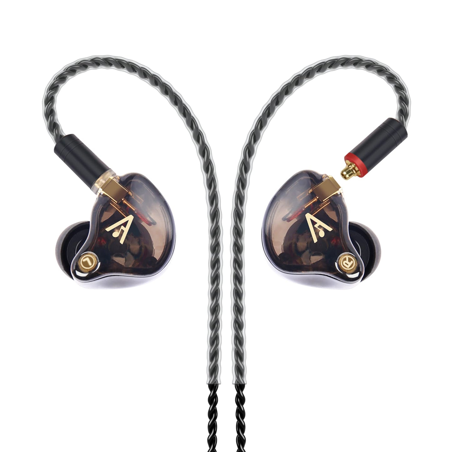 Audiovance Vibes 201 HiFi Wired Earbuds in Ear Monitor Headphones