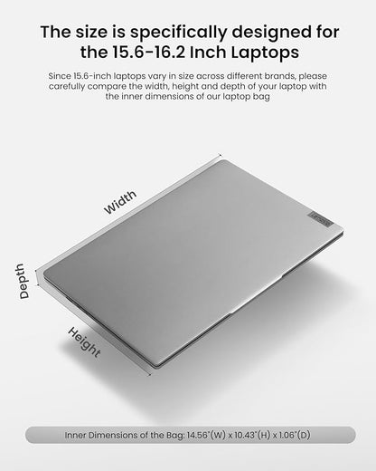 tomtoc 360° Protective Laptop Sleeve for 15.6 Inch Acer Aspire 1/3/5/7, Chromebook, Lenovo IdeaPad L3, HP Pavilion/Envy, ASUS Chromebook/VivoBook, Water-Resistant Notebook Accessory Bag Case