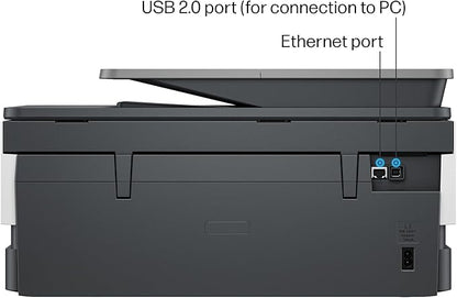HP OfficeJet Pro 8125e Wireless All-in-One Color Inkjet Printer, Print, scan, Copy, ADF, Duplex Printing, Home & Office, 3 Months of Instant Ink Included (405T6A)