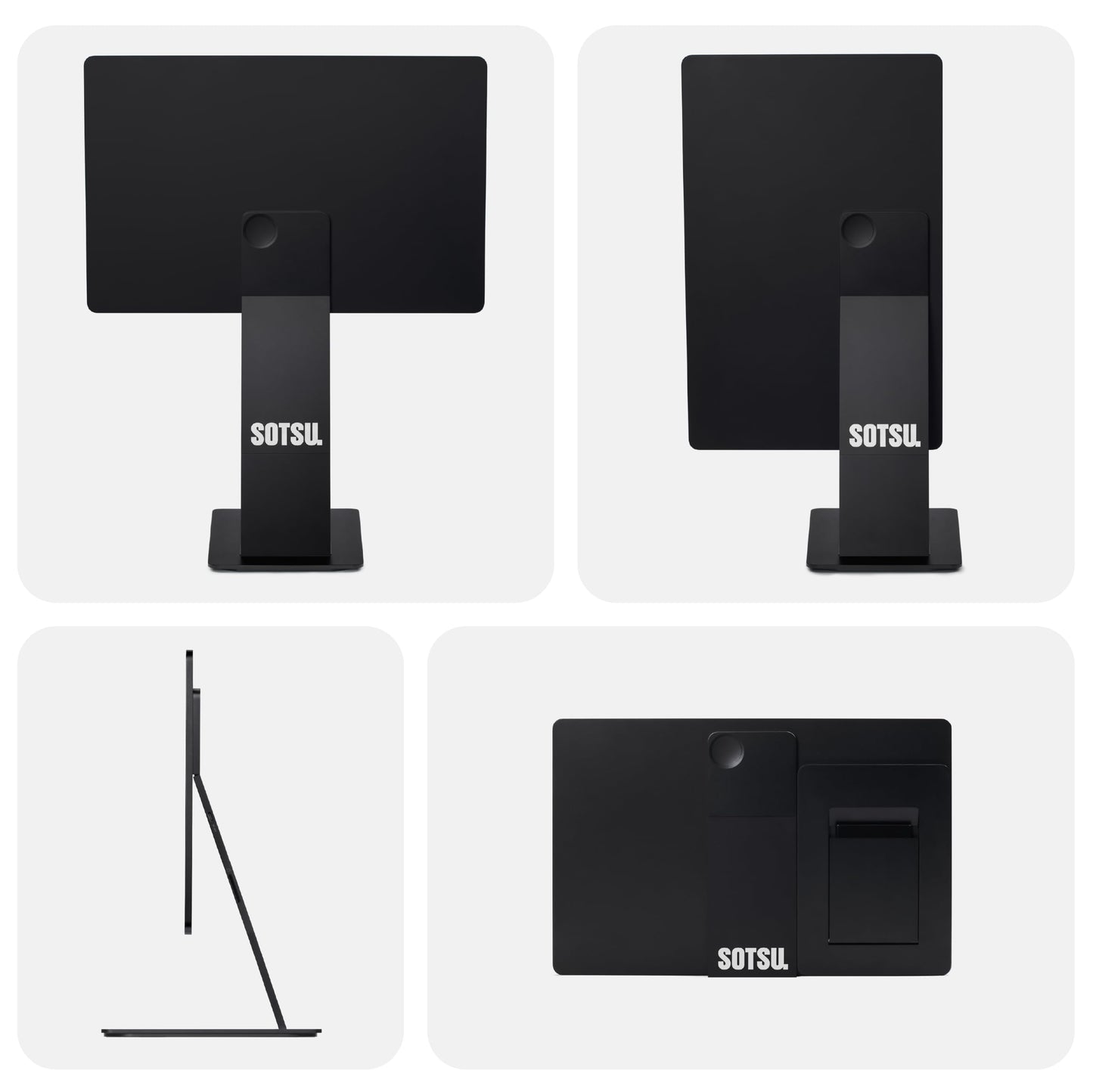 SOTSU FlipAction Pro 16" Gen 2 | 2.5K Portable Monitor | 2560 x 1600 (WQXGA) | 120 Hz | 100% DCI-P3 | 400 Nits | Pivot Rotate | Full Metal CNC | Perfect Match for Mac and Windows (Universe Black)